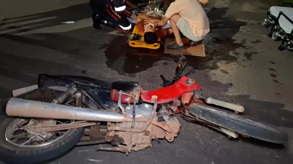 Motociclista em Honda Pop Avança Preferencial e Colide com HB20 em Ji-Paraná