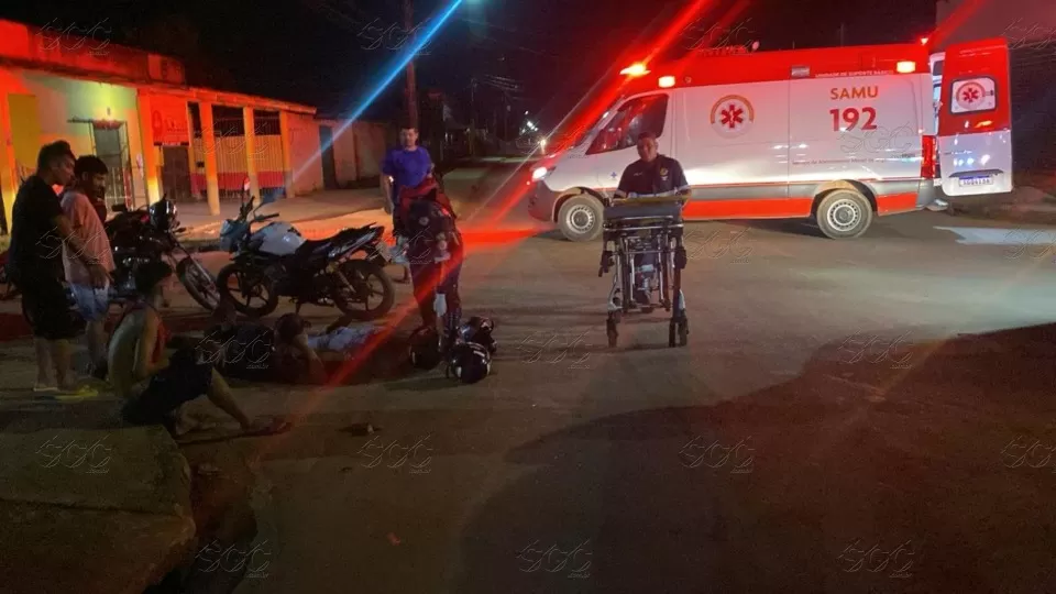 Motociclista Fica Gravemente Ferido Após Acidente na Rua T-26 em Ji-Paraná