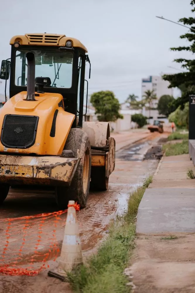 Prefeitura de Ji-Paraná Acompanha Avanço de Obra de Esgotamento Sanitário no Bairro Urupá