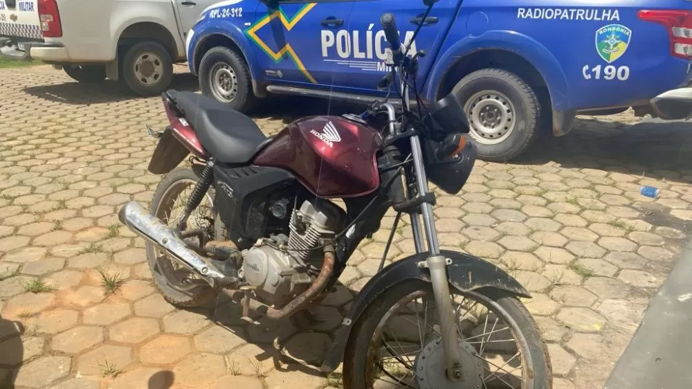 Polícia Militar Recupera Motocicleta Furtada e Prende Suspeito em Ji-Paraná