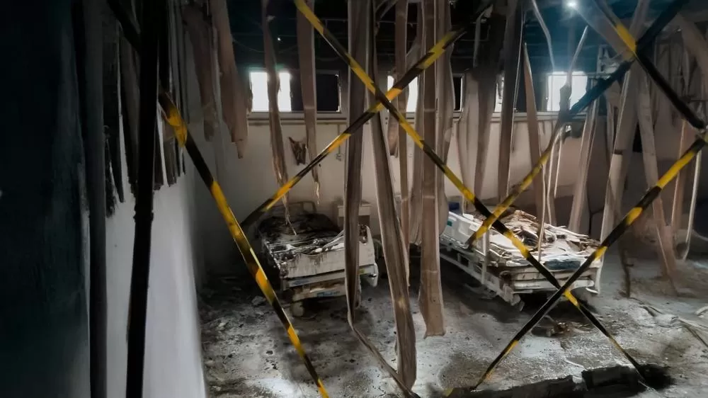 Incêndio Destrói Ala Geriátrica do Hospital Municipal de Ji-Paraná 