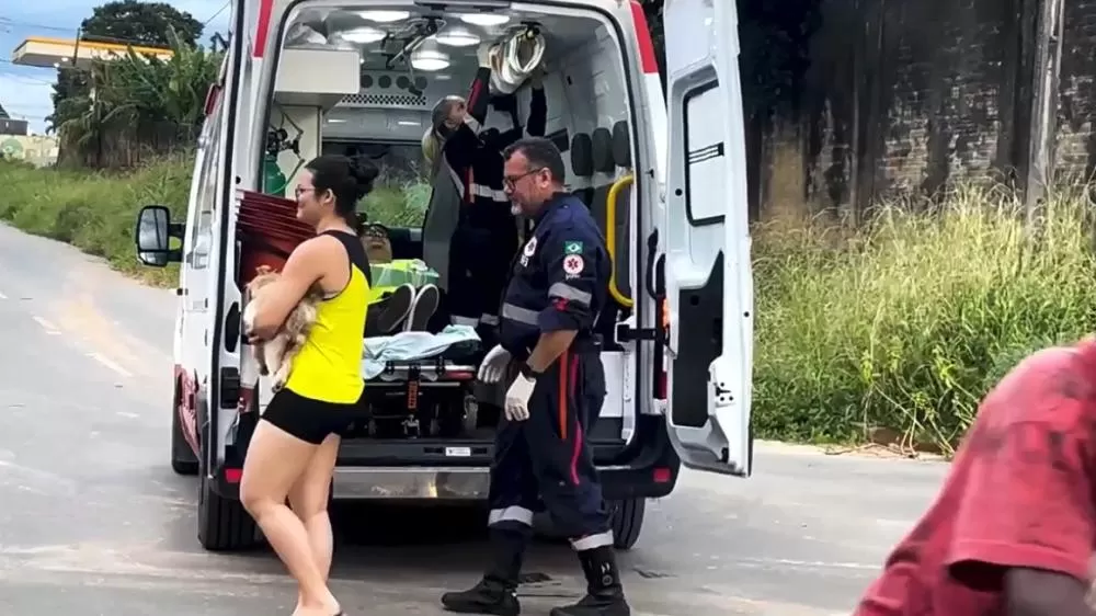 Motociclista e Ciclista ficam Gravemente Feridos em Colisão no 2º distrito de Ji-Paraná