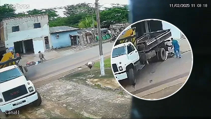 Vídeo: Veja o Momento em Que Caminhão Esmaga Mulher em Moto em Cacoal no Village do Sol 2