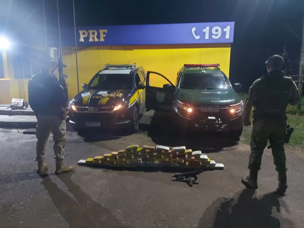 Caminhão é Interceptado com Drogas e Submetralhadora na BR-364 em Porto Velho