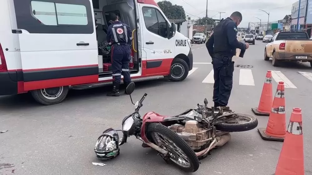 Motorista Avança Preferencial e Causa Acidente na Av. Maringá com T-9 em Ji-Paraná 