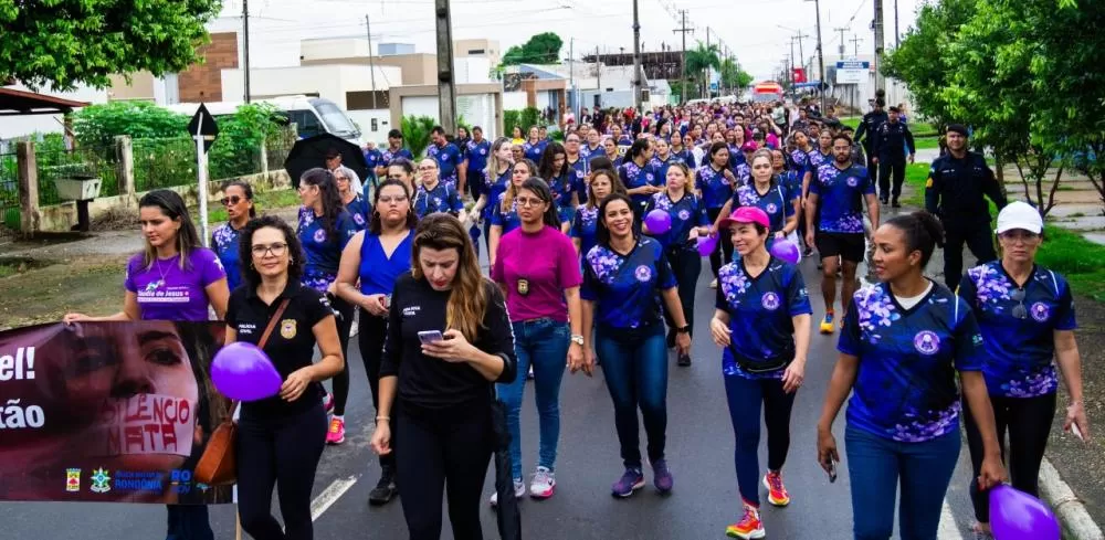 IV Caminhada das Mulheres Mobiliza Ji-Paraná Contra a Violência e Celebra o Dia Internacional da Mulher