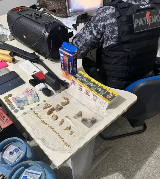 Operação do PATAMO Desarticula Ponto de Tráfico de Drogas na Rua Adeildo Moreira em Ji-Paraná