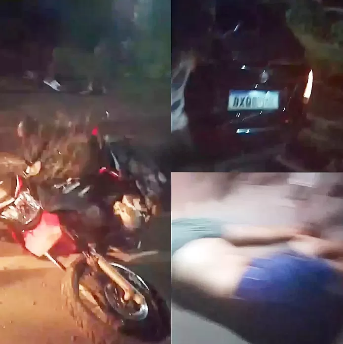 Motociclista Fica Gravemente Ferido Após Colisão com Carro em Ji-Paraná a Av. K-5