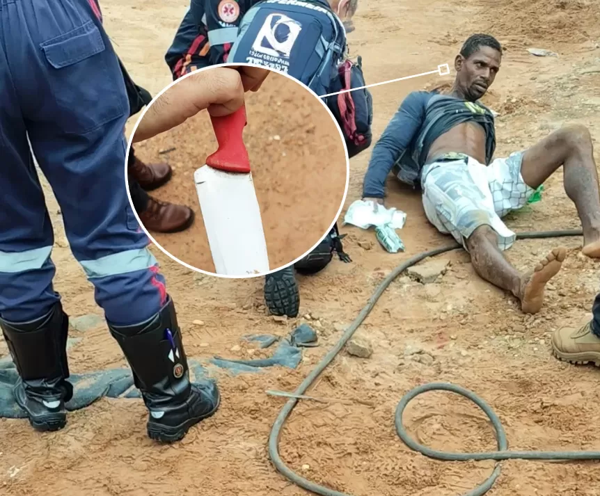 Apenado Ataca e tenta matar Policial Civil em Ji-Paraná com Facadas em Ji-Paraná