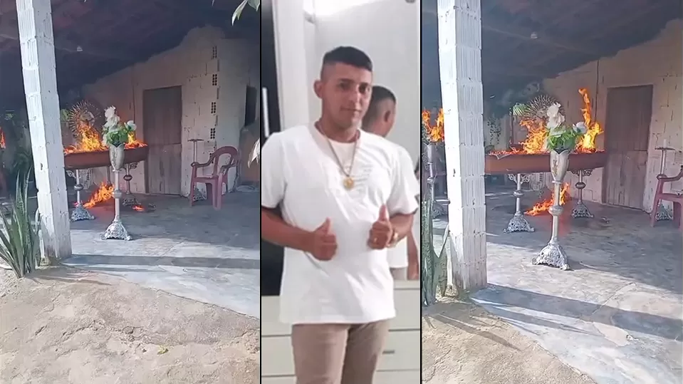 Vídeo: Criminosos Invadem Velório e Incendeiam Corpo de Homem dentro do Caixão