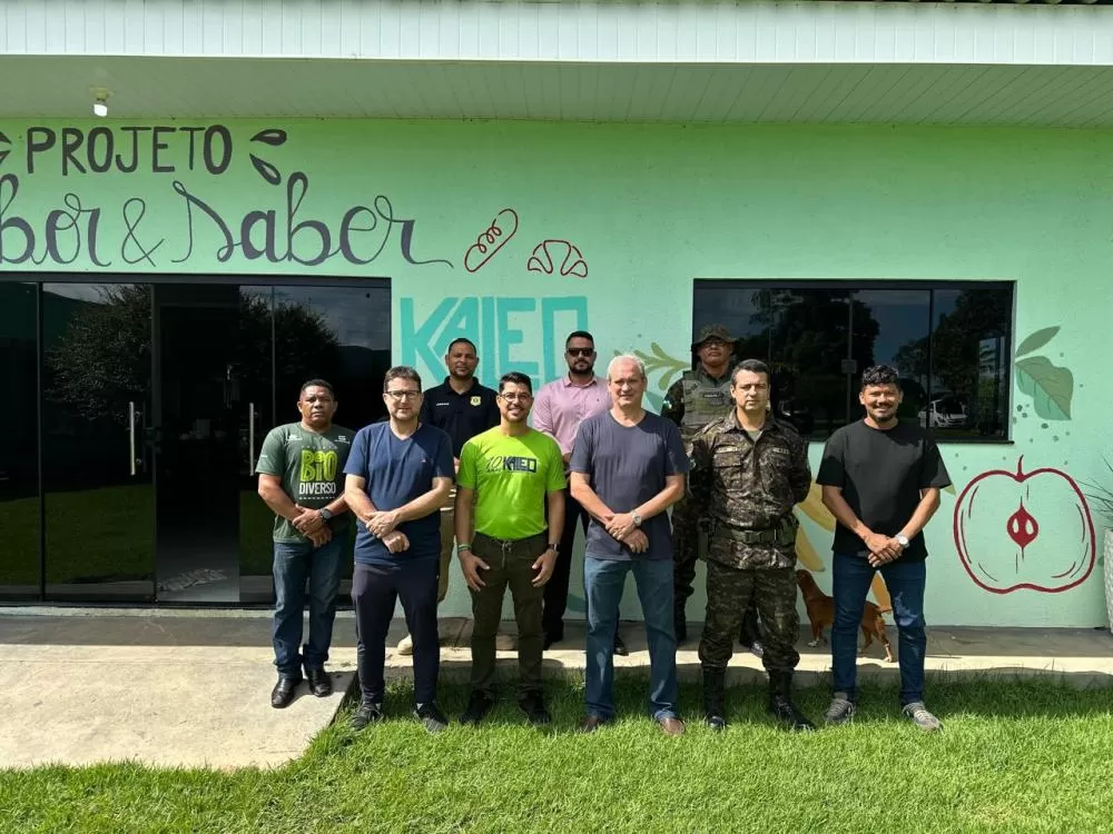 Poder público visita Instituto KALEO em Ji-Paraná e reforçam apoio a crianças em vulnerabilidade social