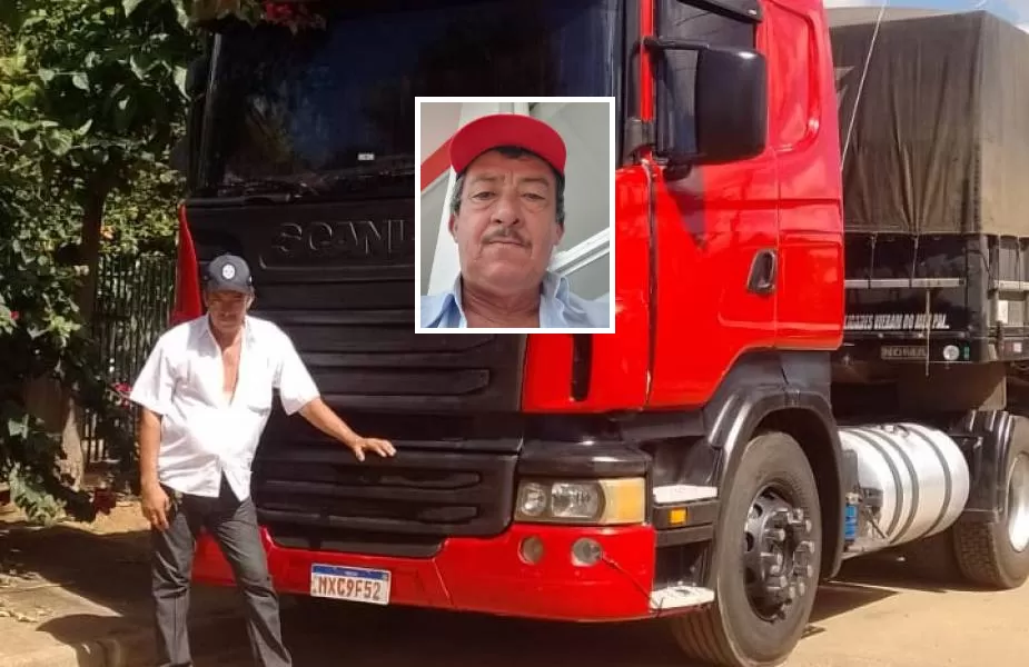 Caminhoneiro de 64 anos, “Mirão”, morre de infarto após chegada a Rondônia; uma semana após infarto anterior