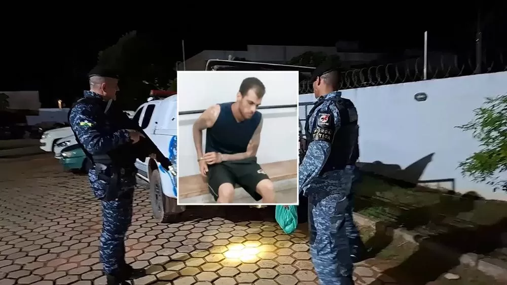 Fugitivo de Ouro Preto do Oeste é Recapturado em Ji-Paraná Durante Patrulhamento do PATAMO no Bairro Primavera