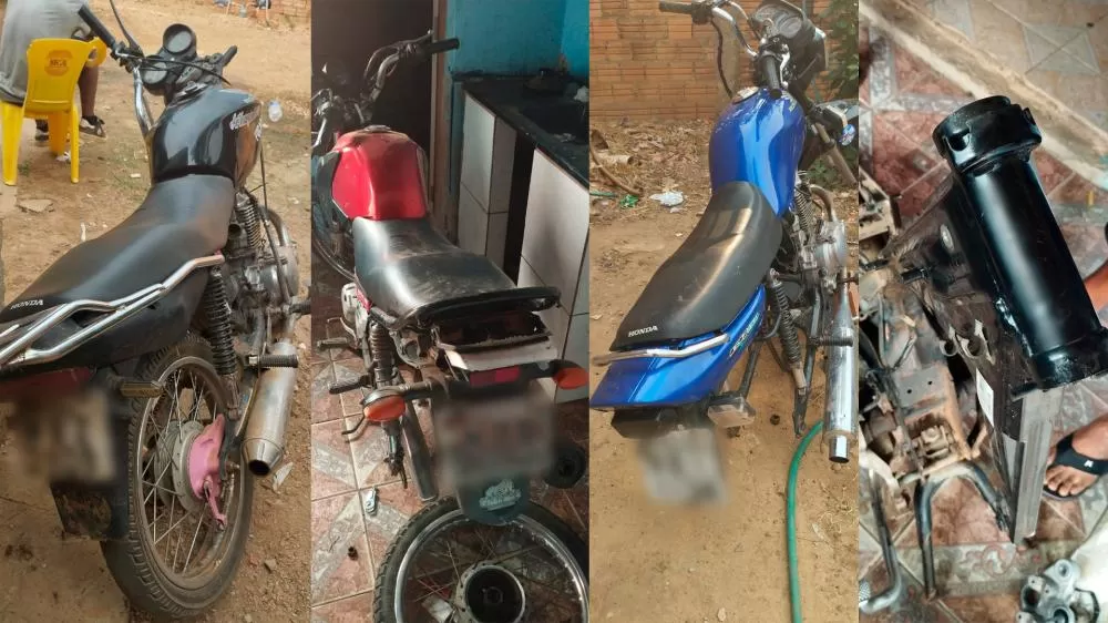 Local de Desmanche de Motocicletas é Encontrado pela PM em Ji-Paraná 