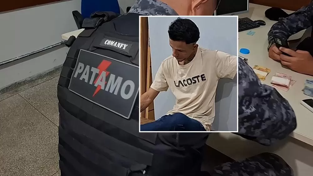Suspeito de tráfico é preso com drogas no Bosque dos Ipês e mandado de prisão em aberto em Ji-Paraná