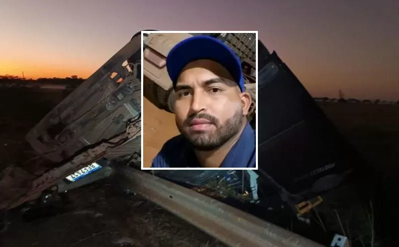 Motorista Morre Preso às Ferragens Após Carreta Tombar na BR-429 em São Francisco do Guaporé