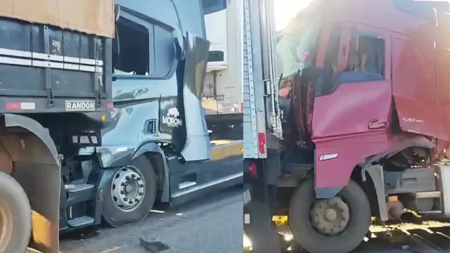 Engavetamento com três carretas é registrado na BR-174 próximo a Vilhena, em trecho com histórico de acidentes graves