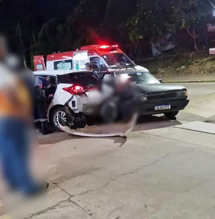  Colisão entre carros deixa passageiras feridas na T-14 em Ji-Paraná com motorista alcoolizado
