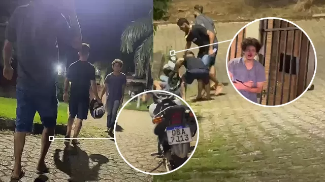 Vídeo: Primeira agressão: “Cabelinho” é atacado por William em posto de combustível