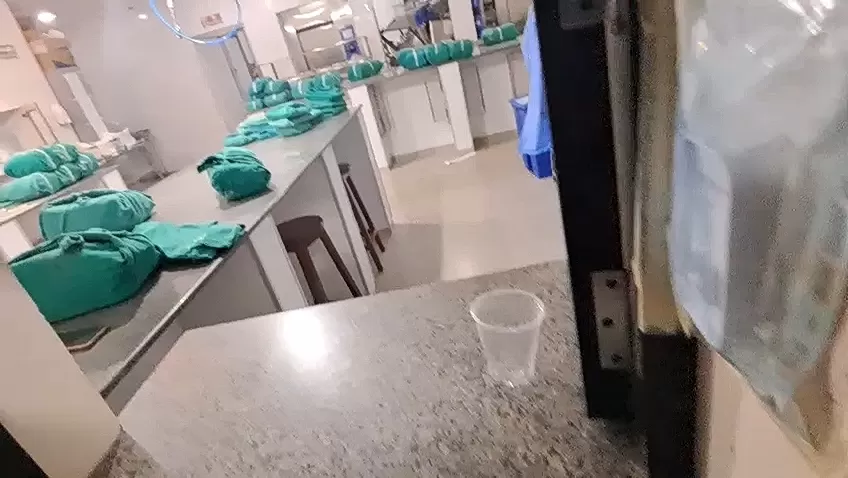 Vídeos: Explosão de autoclave assusta funcionários no Hospital de Base em diversos setores 