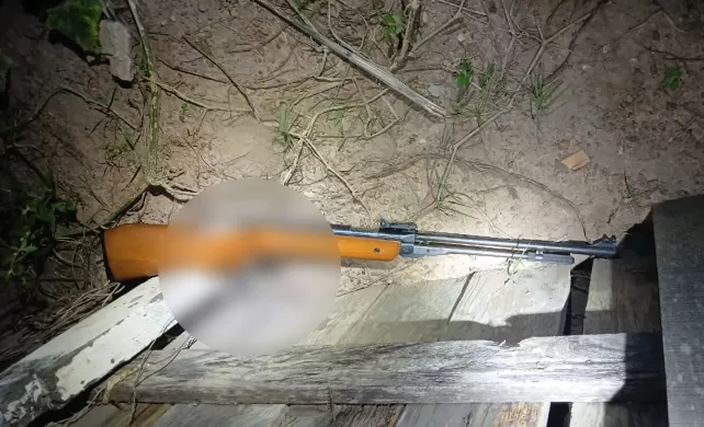 Polícia Militar intervém em caso grave de violência doméstica e apreende arma em Ji-Paraná