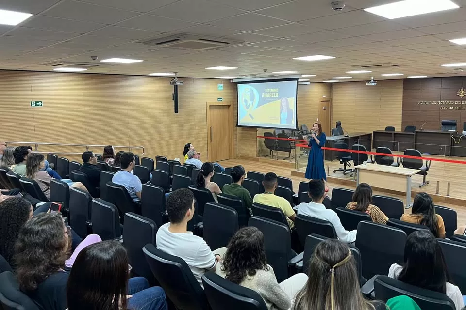 Comarca de Ji-Paraná realiza palestra sobre valorização da vida e saúde mental