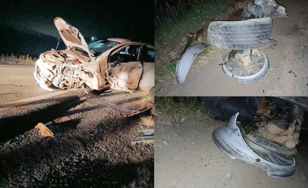 Motorista de carreta evita tragédia e salva casal em acidente na BR-364 próximo ao trevo de acesso à BR-435