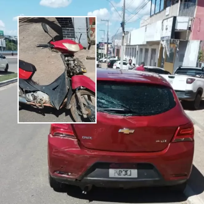 Acidente na Br-364 em Ji-Paraná: Carro e acaba Colidido por Motocicleta – Veja Detalhes