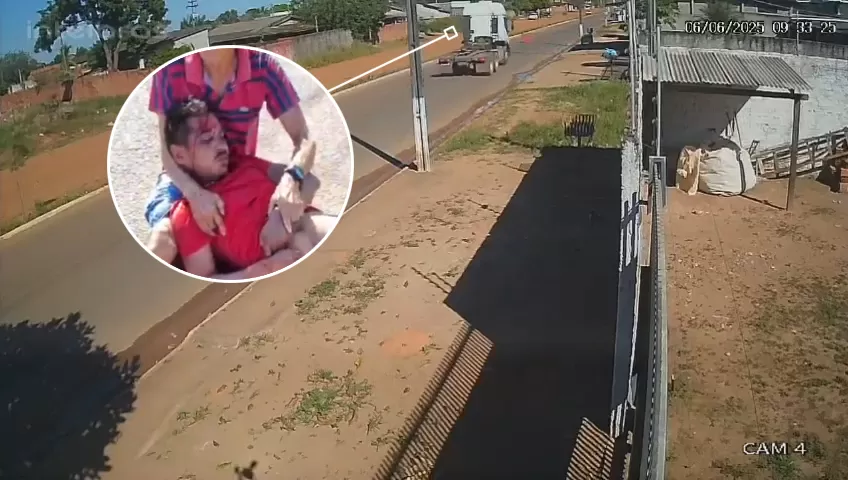 Vídeo: Homem em Surto se Joga na Frente de Caminhão na Av. Perimetral em Rondônia