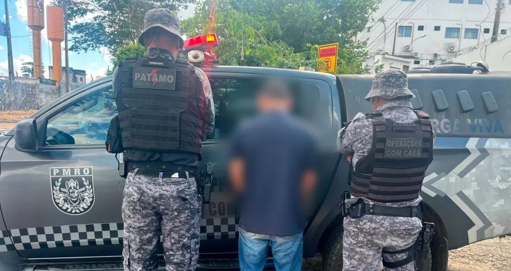 Foragido da Justiça do Paraná é Preso por guarnição do PATAMO e do CANIL do 2º BPM