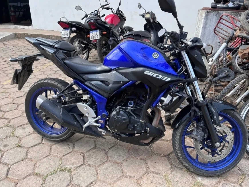 Polícia Militar de Ji-Paraná recupera motocicleta Yamaha MT-03 roubada 