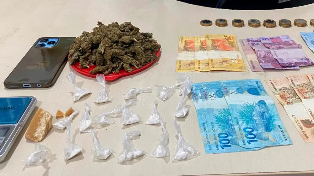 Foragido é recapturado e drogas são apreendidas em ação da PM no Centro de Ji-Paraná