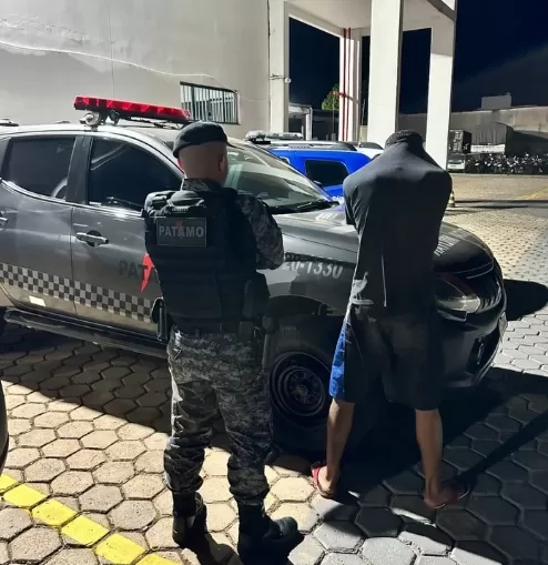 Foragido da Justiça é Preso com Drogas pelo PATAMO na Avenida Marechal Rondônia em Ji-Paraná