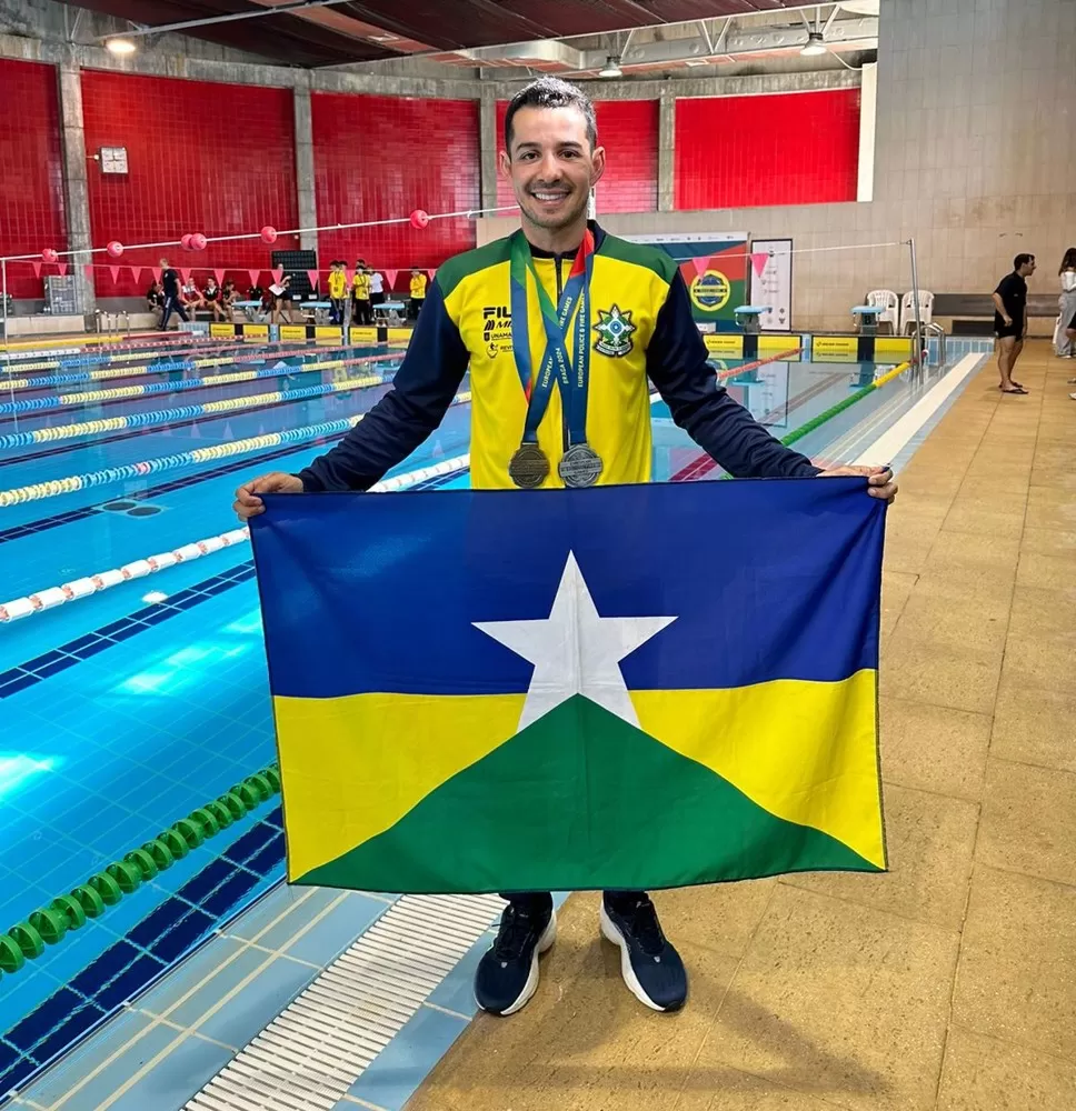 Policial Militar de Rondônia conquista medalhas nos Jogos Europeus de Polícias e Bombeiros