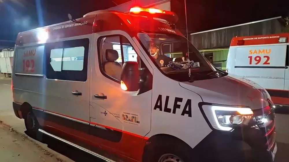 Motociclista Fica Ferido Após Violenta Colisão na BR-364 em Ji-Paraná no trecho que corta o Bairro Santiago
