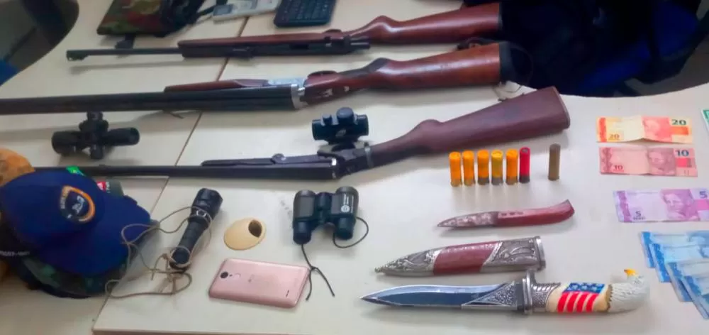 Furto em Propriedade Rural Termina com Prisões, Armas Recuperadas e Ação da PM em Hotel de Ji-Paraná