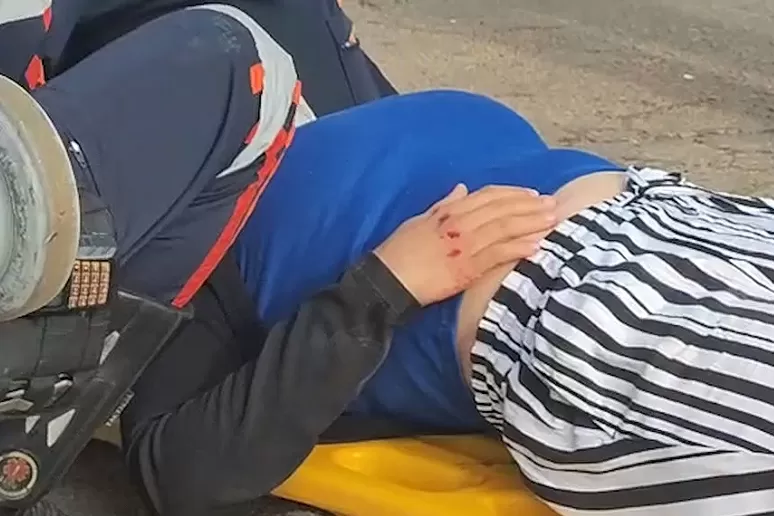 Colisão entre motoneta e bicicleta elétrica deixa duas mulheres feridas em Ji-Paraná no bairro Dom Bosco