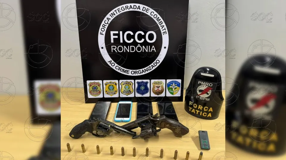 Quatro criminosos são presos enquanto se preparavam para ataque a tiros em Porto Velho