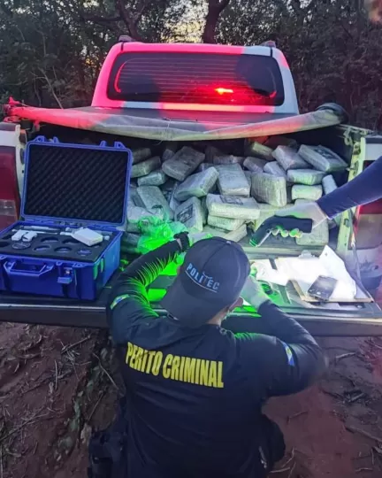 Perseguição na MT-206 termina com apreensão de 11 kg de droga; dupla saiu de Machadinho do Oeste rumo ao MT