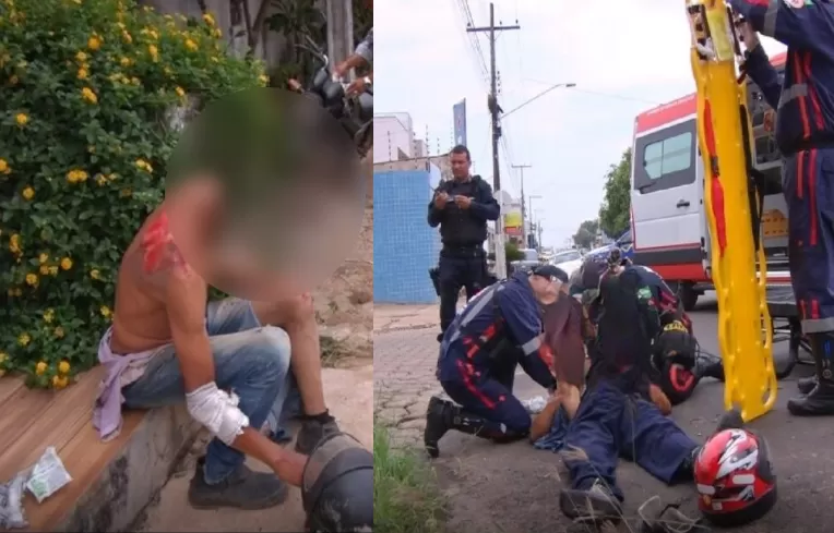 Colisão entre motocicletas na T-13 em Ji-Paraná deixa dois feridos