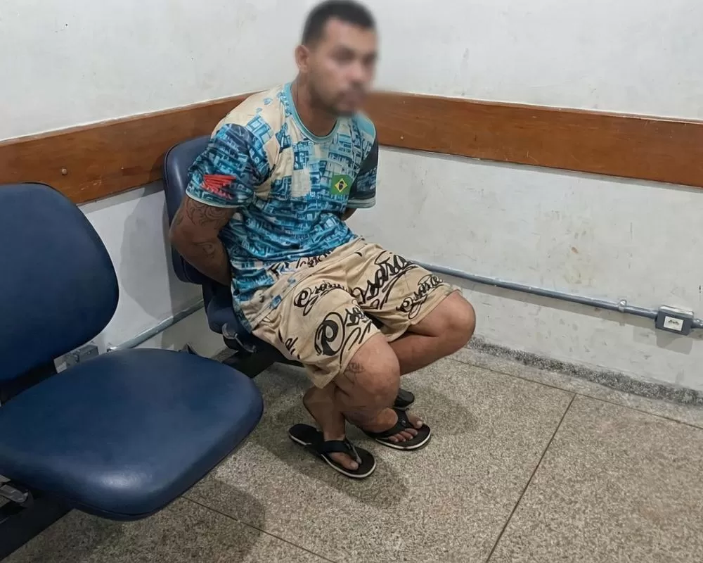 Abordagem policial em ponto conhecido por “rolezinho do grau” termina com prisão de Douglas W. A. S e moto apreendida em Ji-Paraná