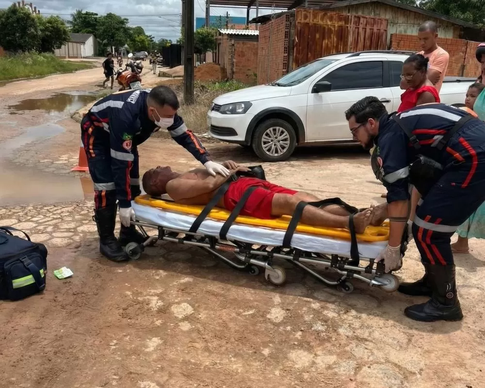 Tio é esfaqueado no peito pelo próprio sobrinho em casa no bairro São Francisco, em Ji‑Paraná
