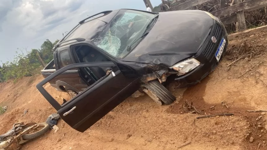 Motociclista Perde a Vida em Colisão Frontal com Fiat Strada na Linha C0, km 21