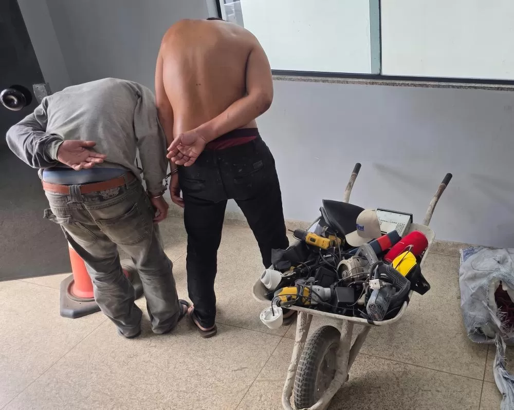 Ação rápida da Polícia Militar resulta na recuperação de materiais de construção furtados em Ji-Paraná