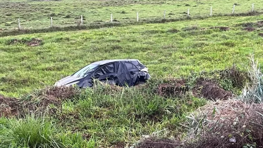 Capotamento em Ji-Paraná: Motorista Sofre Ferimentos Leves no Anel Viário