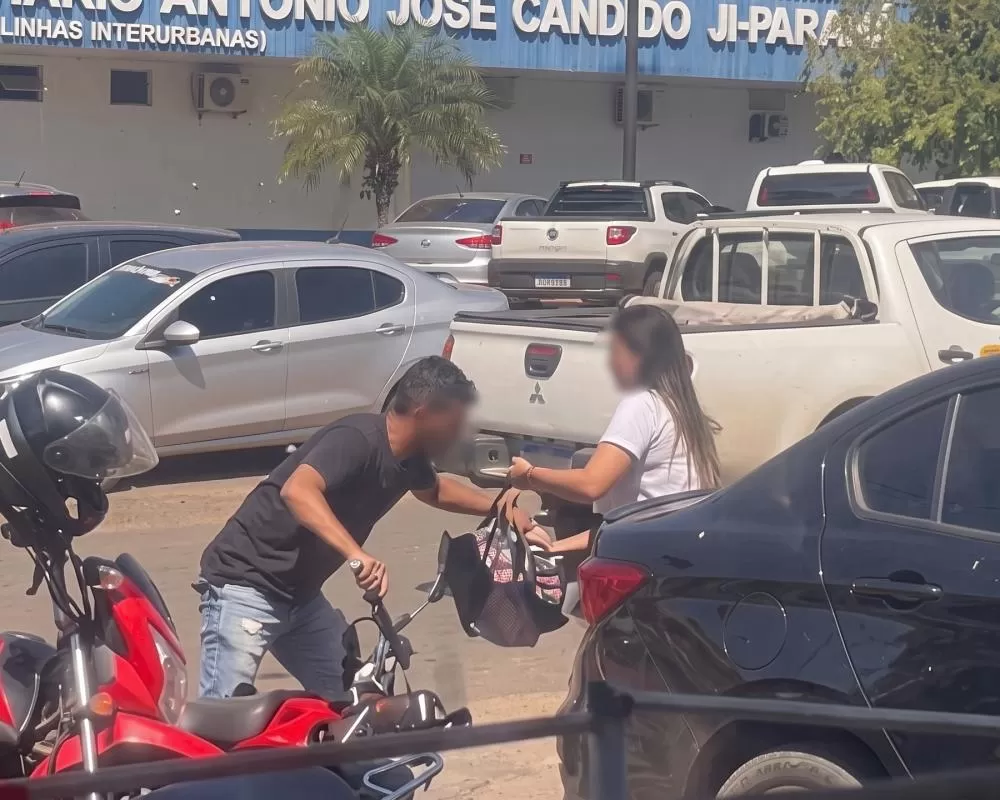 Briga entre casal termina em denúncia de agressão nas proximidades da rodoviária de Ji-Paraná