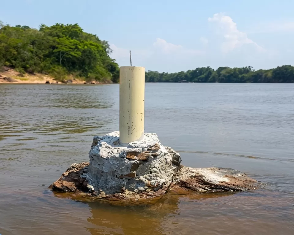 Rio Machado registra 6,62 metros, menor nível de 2026 e se aproxima da cota crítica em Ji-Paraná ameaçando a navegação