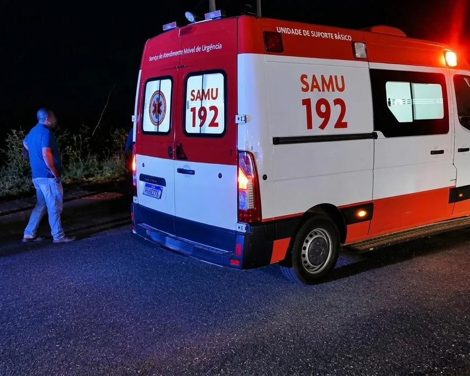 Acidente violento na Avenida Brasil por volta das 18h20 mobiliza equipes de resgate no Setor Aeroporto em Ji-Paraná 