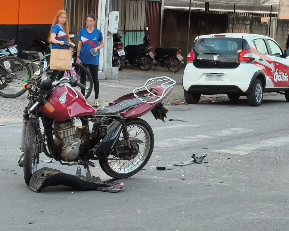 Grave acidente de trânsito mobiliza equipes de socorro em Ji-Paraná após caminhonete invadir a preferencial