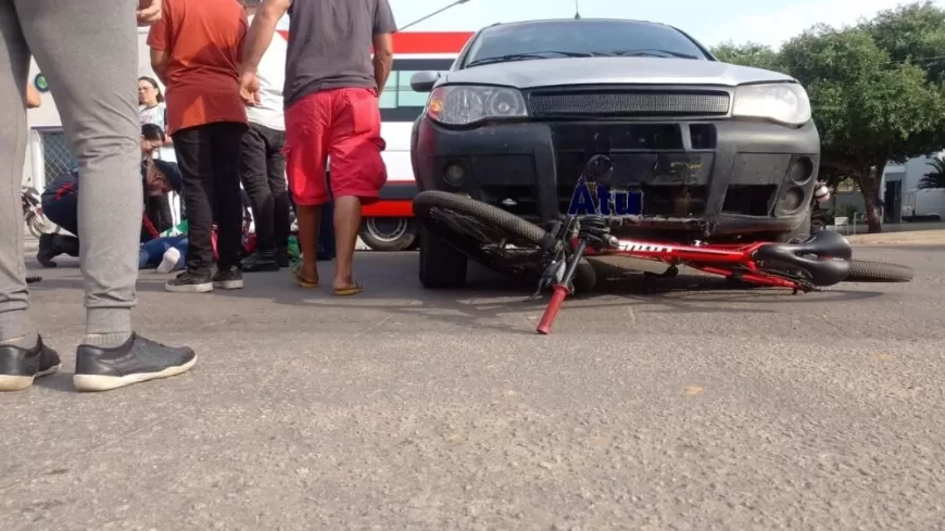 Jovem Ciclista Fica Ferida em Acidente com Carro em Ji-Paraná